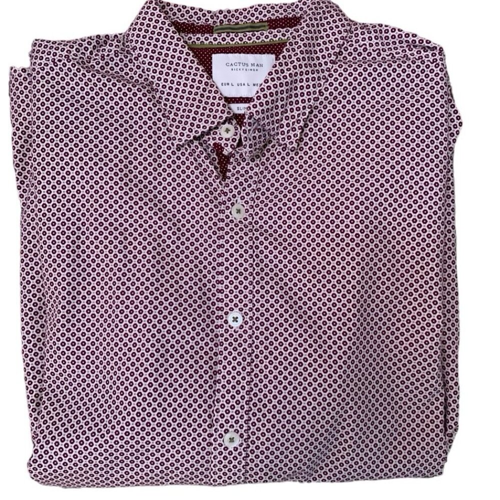 Cactus Man by Ricky Singh Dress Shirt-large